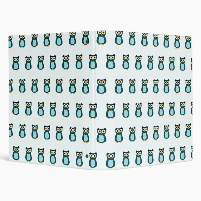 Blue Owl illustration Binder (Background)