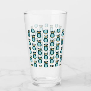 Blue Owl illustration Glass