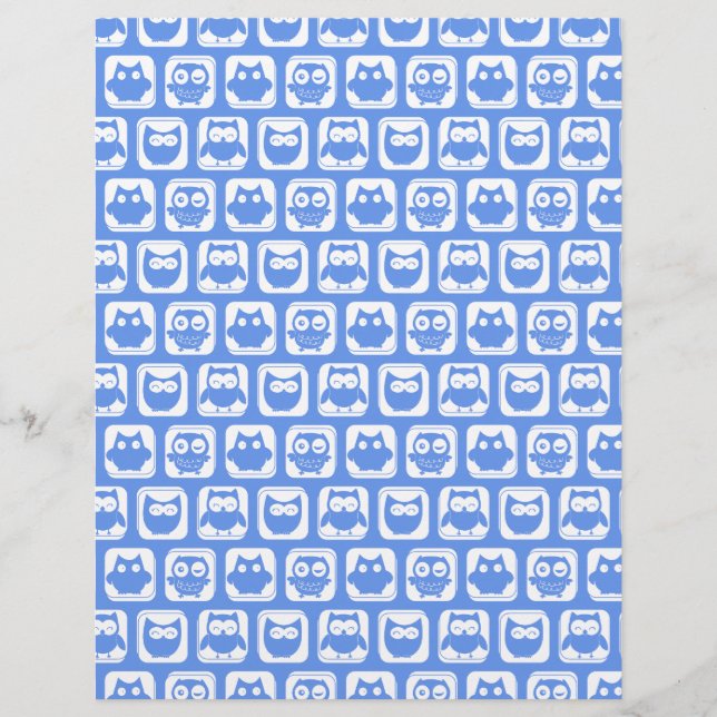 Blue Owl Pattern (Front)