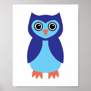 Blue Owl Poster