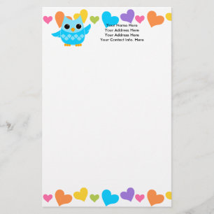 Blue Owl Stationery