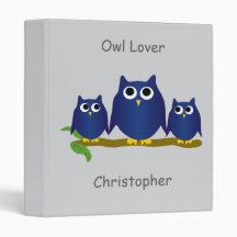 Blue Owls Design Any Colour Background