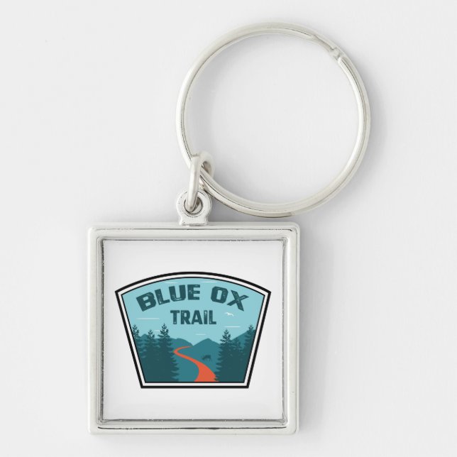 Blue Ox Trail Keychain (Front)