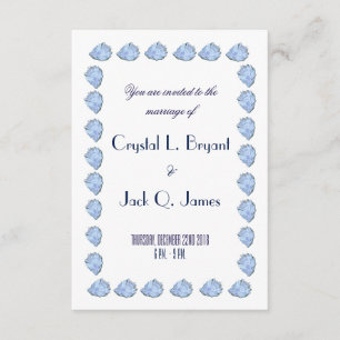 Blue Oyster Wedding Template