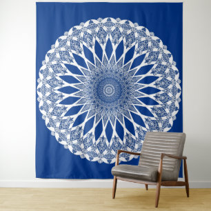 Blue Pacific Tristyns Mandala Tapestry