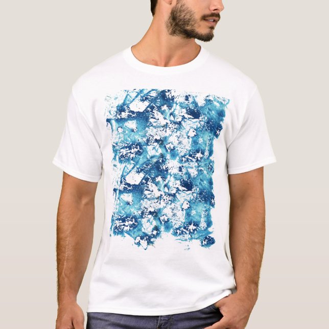Blue Paint Splatter T-shirt (Front)