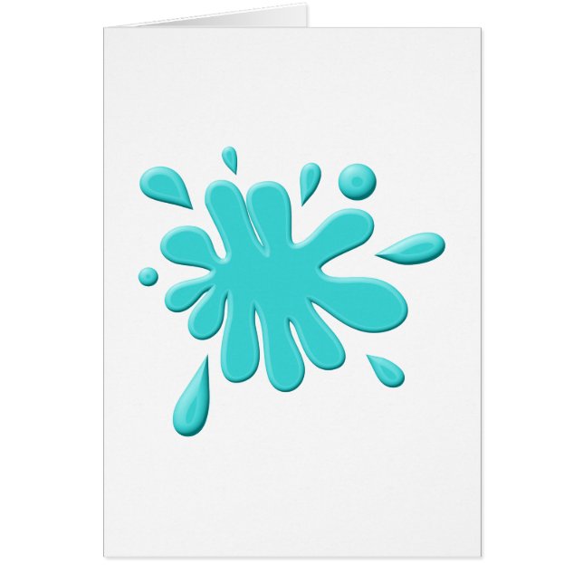 Blue Paint Splodge (Front)