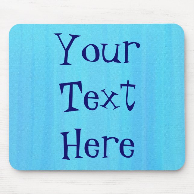 Blue Painted Mouse Pad (Front)