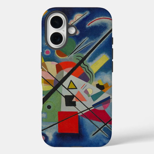 Blue Painting by Kandinsky Case-Mate iPhone Case (Back)