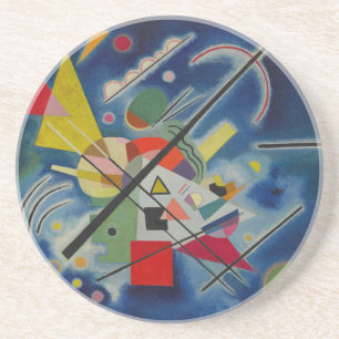 Blue Painting by Kandinsky Coaster