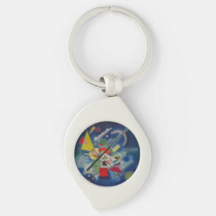 Blue Painting by Kandinsky Keychain