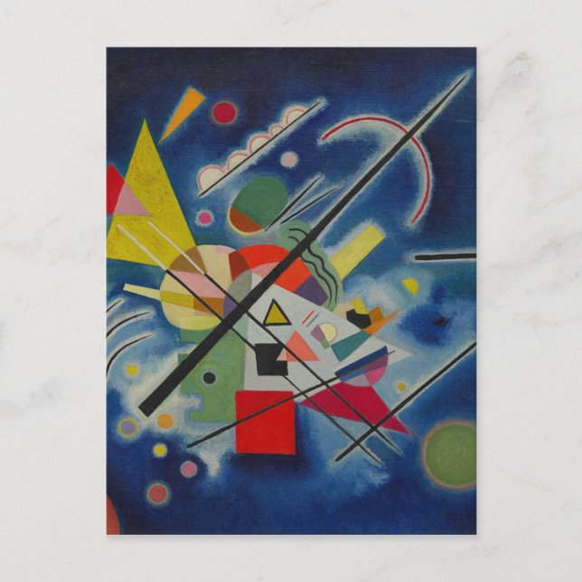 Blue Painting by Kandinsky Postcard (Front)
