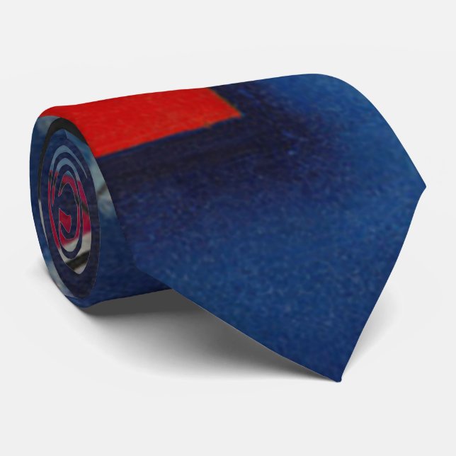Blue Painting by Kandinsky Tie (Rolled)