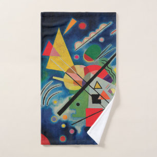 Blue Painting by Wassily Kandinsky Hand Towel