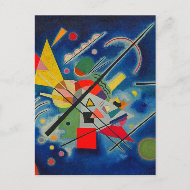 Blue Painting by Wassily Kandinsky Postcard (Front)