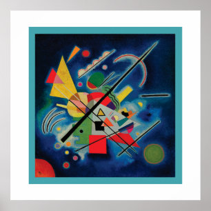 Blue Painting by Wassily Kandinsky Poster