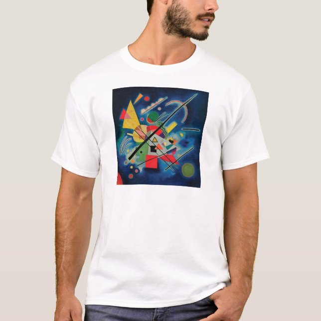 Blue Painting by Wassily Kandinsky T-Shirt (Front)