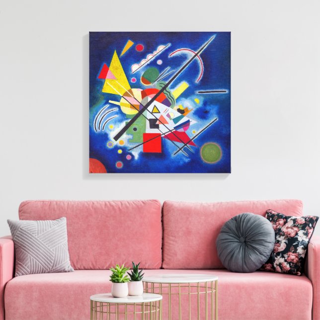 Blue Painting | Wassily Kandinsky | Canvas Print (Insitu(LivingRoom))