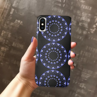 blue paisley apple iphone case