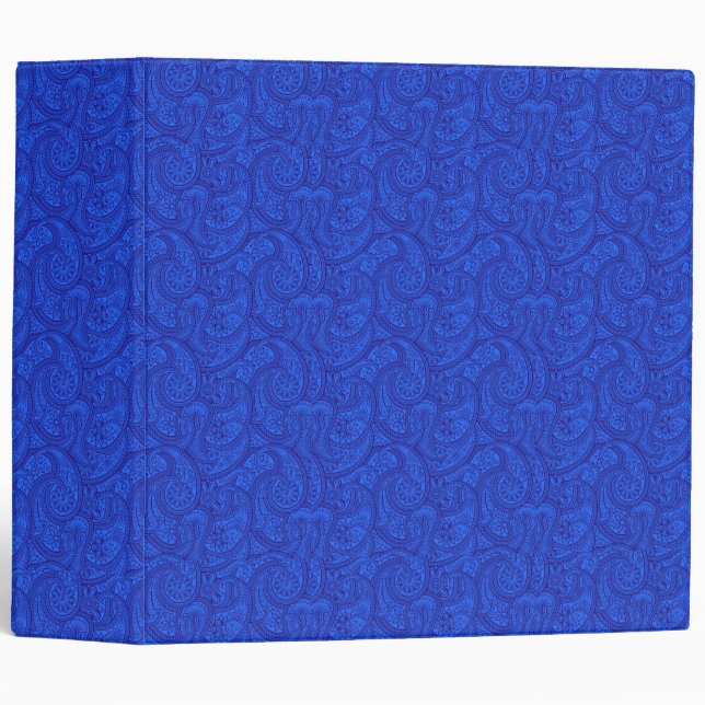 Blue Paisley Binder (Front/Spine)