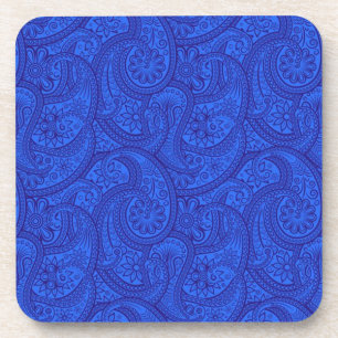 Blue Paisley Coaster