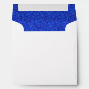 Blue Paisley Envelopes