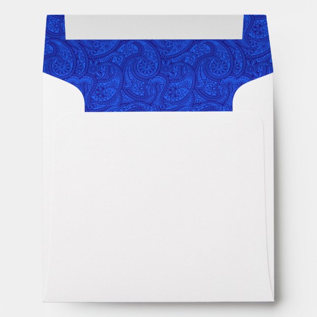 Blue Paisley Envelopes (Back (Bottom))