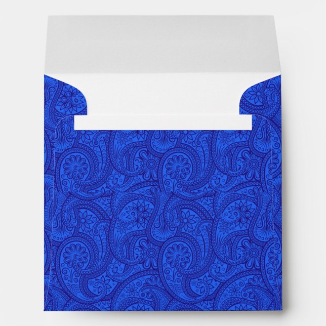 Blue Paisley Envelopes (Back (Bottom))
