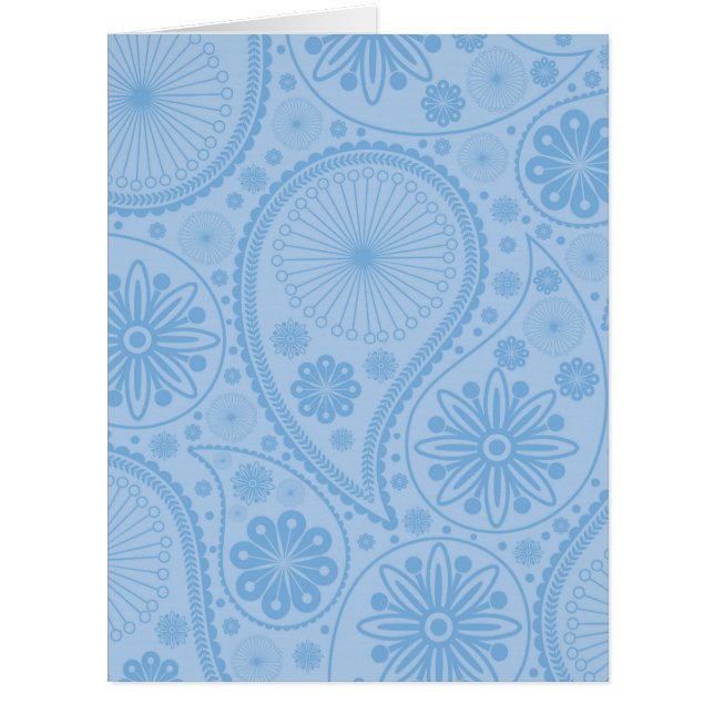 Blue paisley pattern (Front)