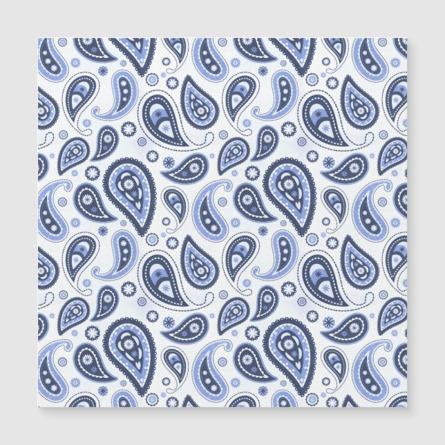 Blue Paisley Pattern (Front)