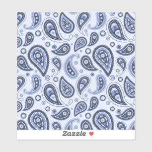 Blue Paisley Pattern