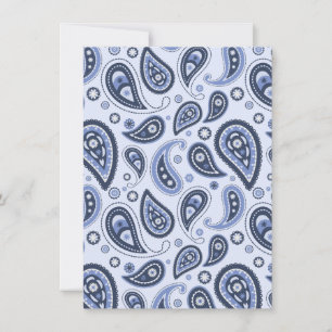 Blue Paisley Pattern