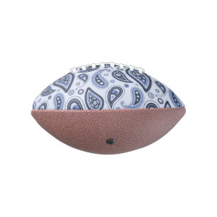 Blue Paisley Pattern Football