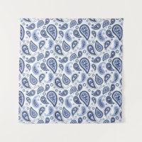Blue Paisley Pattern
