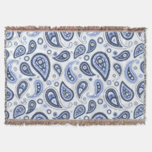 Blue Paisley Pattern