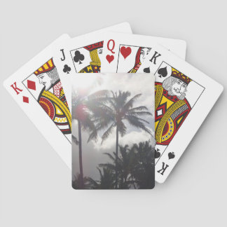 Blue Palms Playing Cards