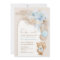 Blue Pampas Teddy Bear Balloon Boy Baby Shower