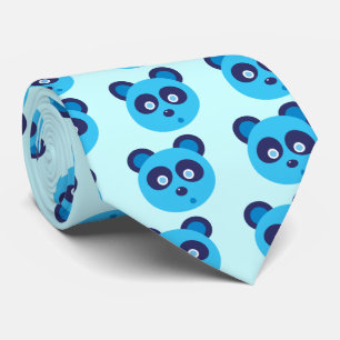 Blue Panda Tie