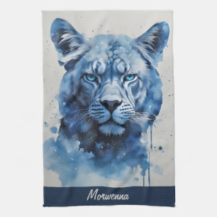 Blue Panther Kitchen Towel