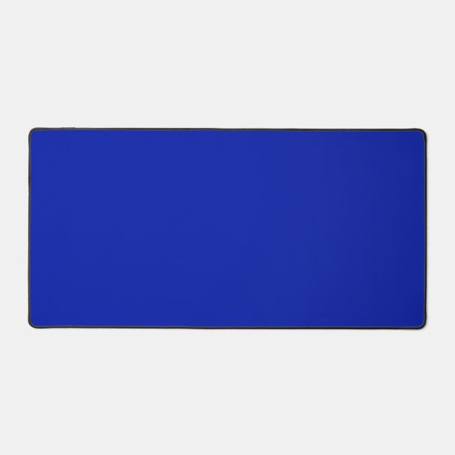 Blue (Pantone) (solid colour)  Desk Mat (Front)