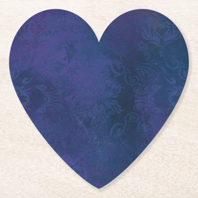 blue paper coaster (Front)