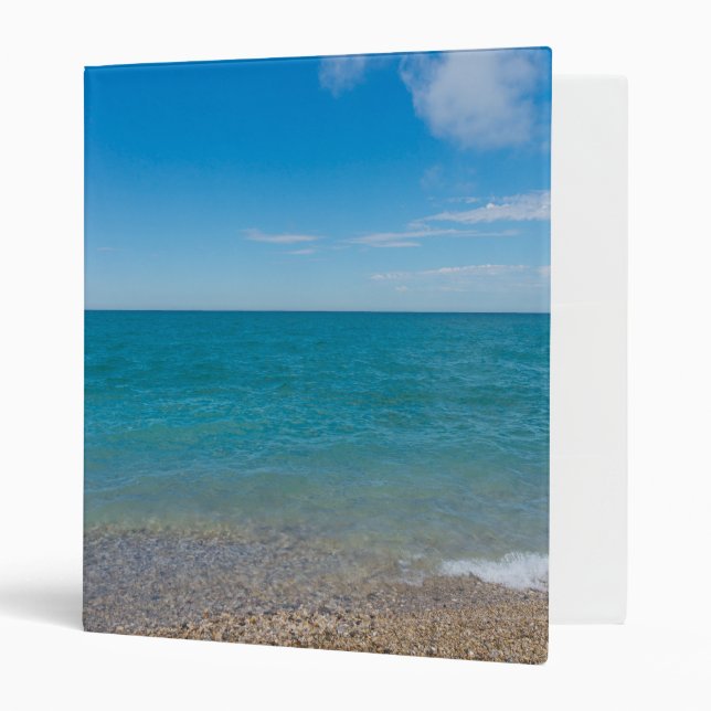 Blue Paradise At Lake Michigan Binder (Front/Inside)