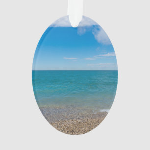 Blue Paradise At Lake Michigan Ornament