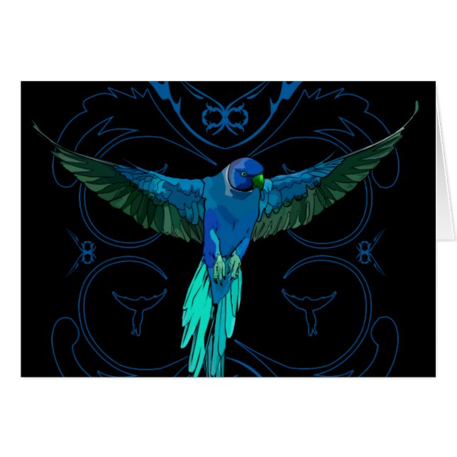 Blue Parrot (Front Horizontal)