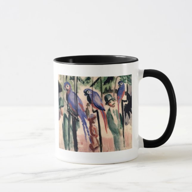 Blue Parrots Mug (Right)