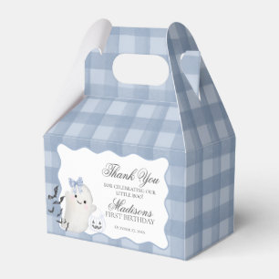 Blue Pastel Little Boo Ghost Birthday Favours Gabl Favor Box