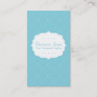 Blue Pattern Business Card