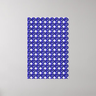 Blue Pattern Canvas Print
