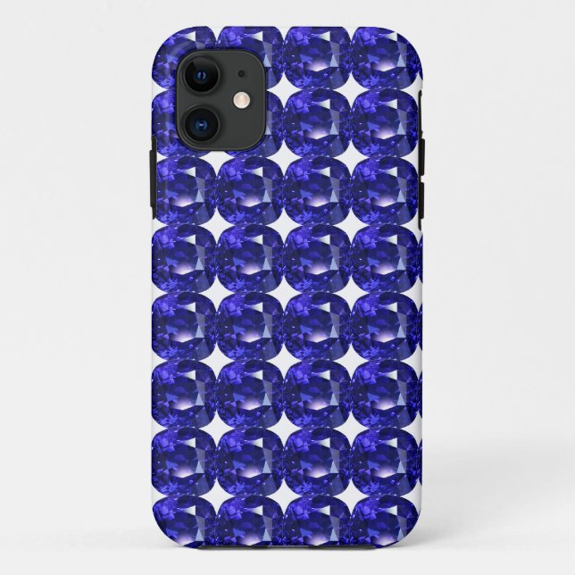 Blue Pattern Case-Mate iPhone Case (Back)