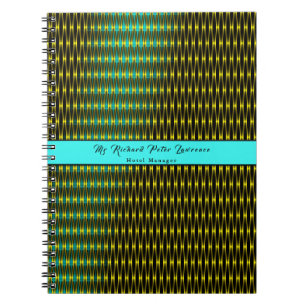 Blue Pattern Notebook